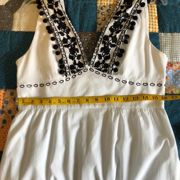 SALE-J Crew Embroidered Full Length Dress - Picture 5 of 7